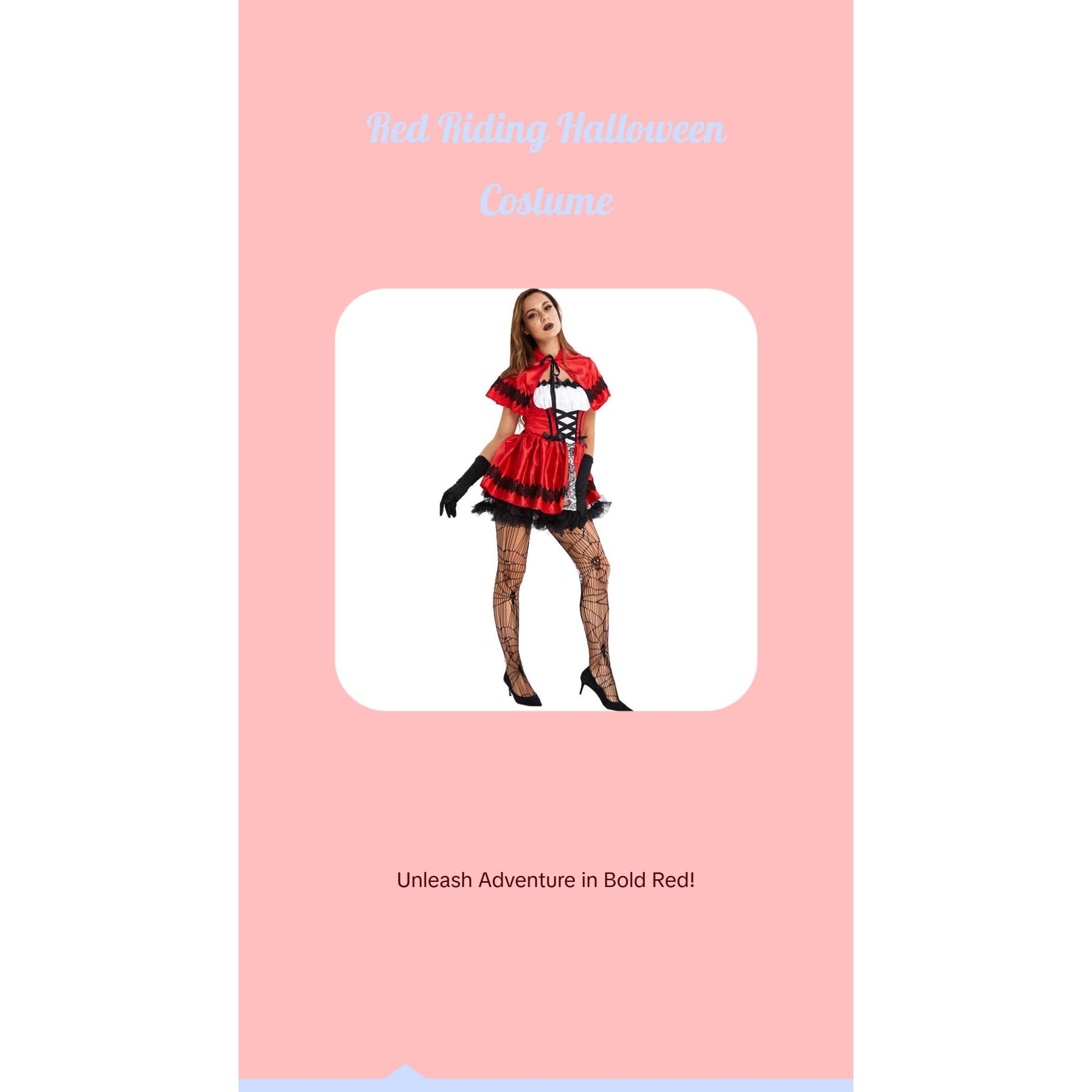 Red Riding Halloween Costume