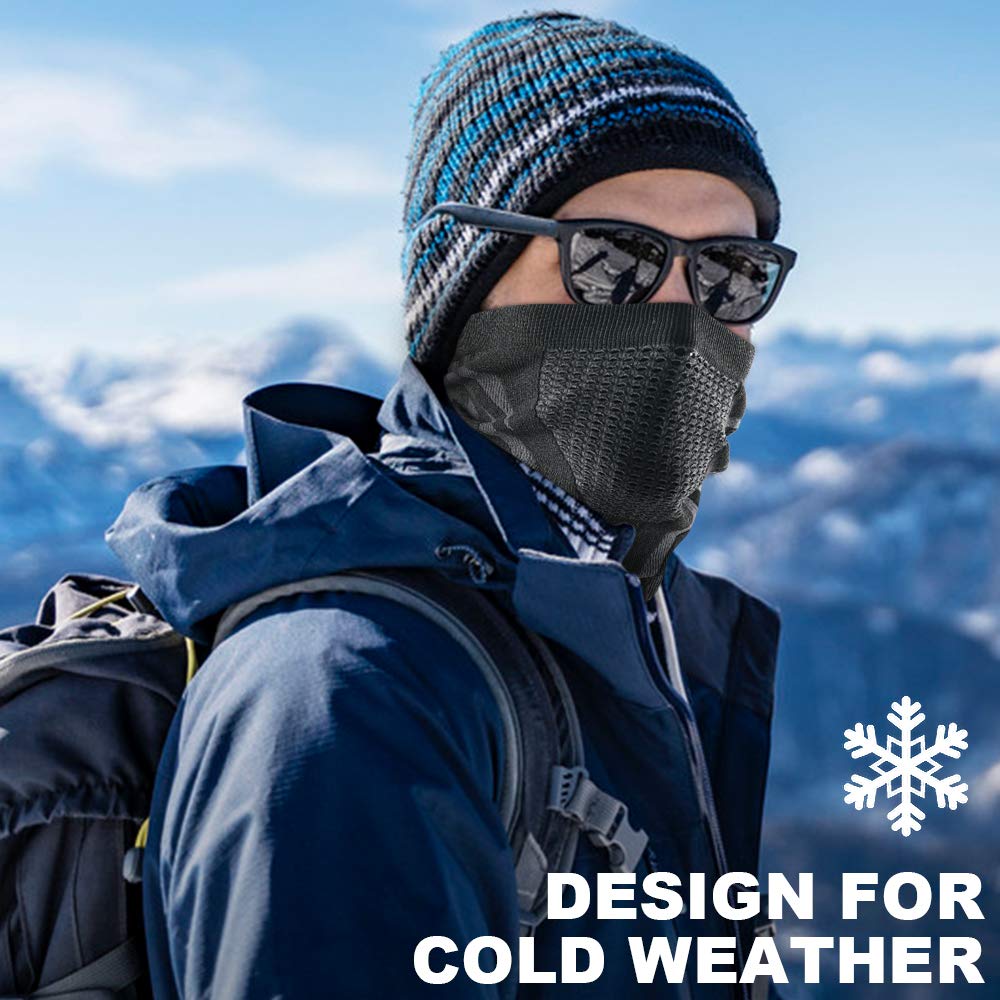 Winter Neck Warmer Gaiter Windproof Breathable Face Mask Balaclava Bandana for Ski Snowboard Motorcycle Cycling