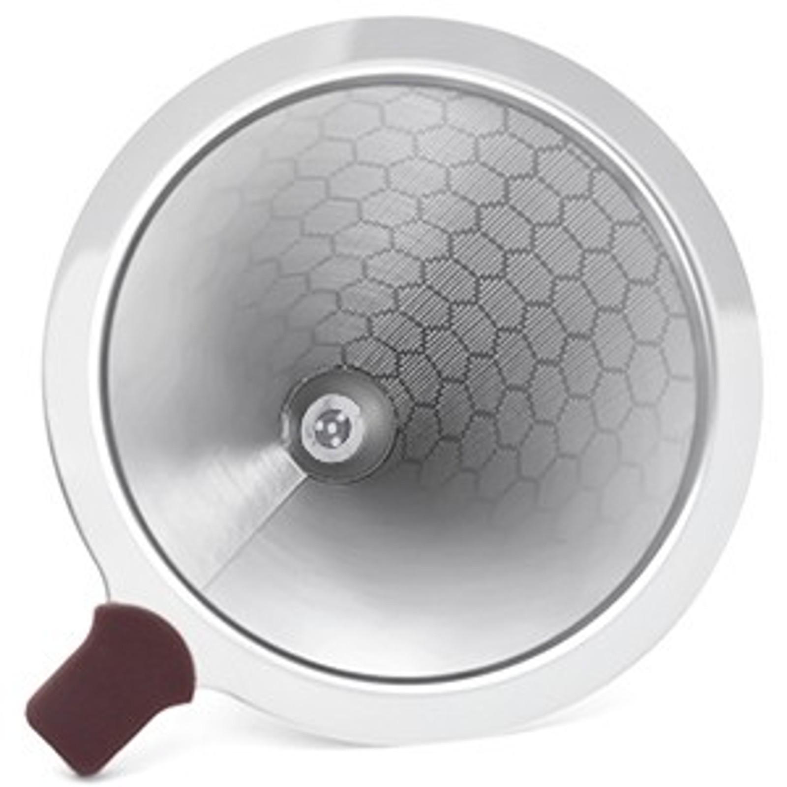 Pour Over Coffee Dripper, Stainless Steel Filter,Easy to Clean Paperless pour over coffee maker,Reusable Filter,Cone Dripper with Removable Cup