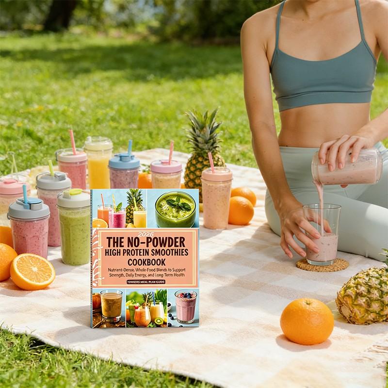 The No-Powder High Protein Smoothies Cookbook 2026: Nutrient-Dense, Whole-Food Blends to Support Strength, Daily Energy, and Long-Term Health