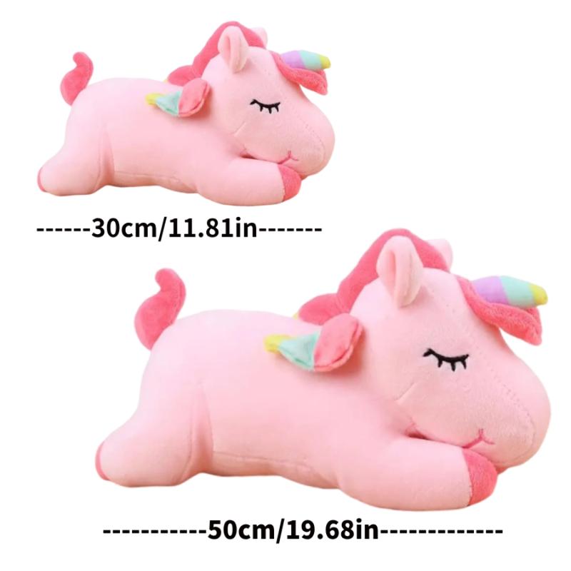 Adorable Unicorn Plush Stuffed Toy, Super Soft Cartoon Pillow Plush Toy for Gift, Cartoon Unicorn Throw Pillow Car Home Ornament, Creative Birthday Gift, Soft Stuffed Animal