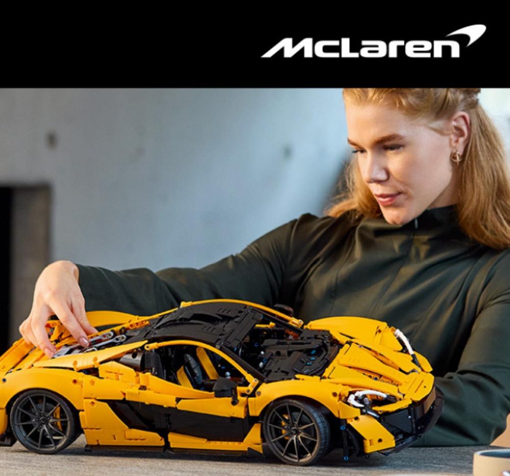 Technic  P1 Hypercar Building Set, Scale Model Car Kit for Adults to Build, Collectible Vehicle with V8 Piston Engine and 7-Speed Gearbox, Gift for Men, Women, Him or Her 42172 P1 building kit for birthday/Christmas gift  P1 building blocks gift for car l