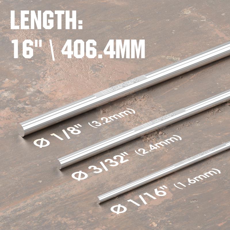 YESWELDER ER4043 Aluminum TIG Welding Rod 5LB 1/8" 1/16" 3/32" x 16" TIG Filler Rod