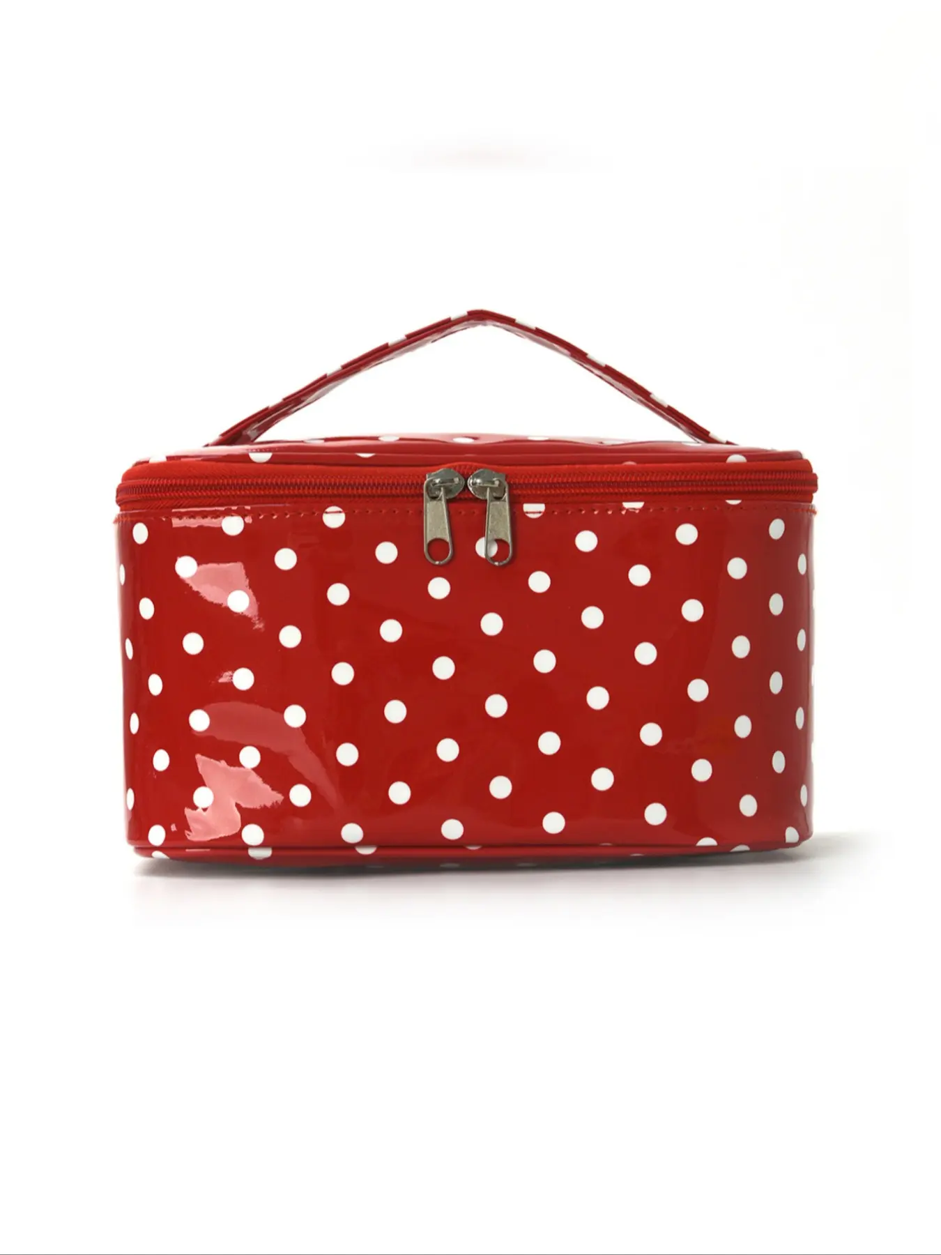 red polka dots