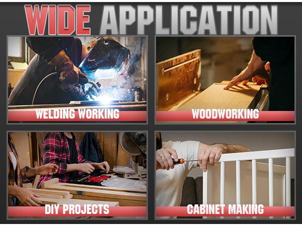 YESWELDER 90° Right Angle Clamp for Welding, Cabinet Making, Woodworking & DIY Projects | Aluminum Alloy Tube Clamp & Corner Fixture YESWELDER 90° Right Angle Clamp for Welding, Cabinet Making, Woodworking & DIY Projects | Aluminum Alloy Tube Clamp & Corner Fixture