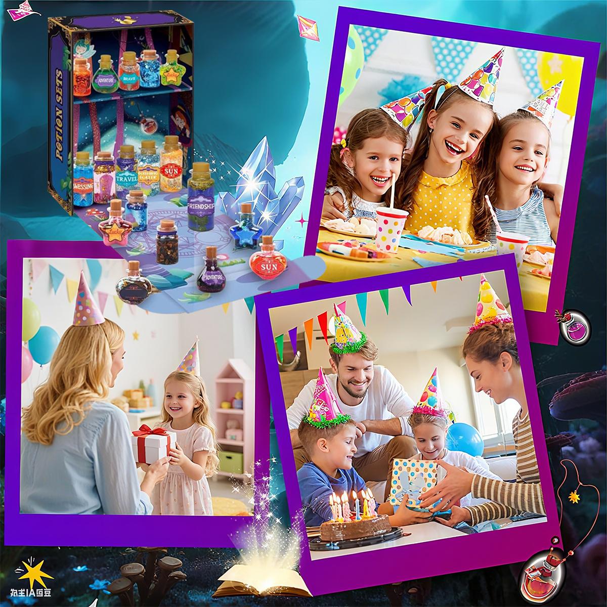 Magic Potion Craft Kit, Stem Educational Toy, Develop Hand Skills, Stimulate Creativity & Imagination, Suitable for Ages 6+