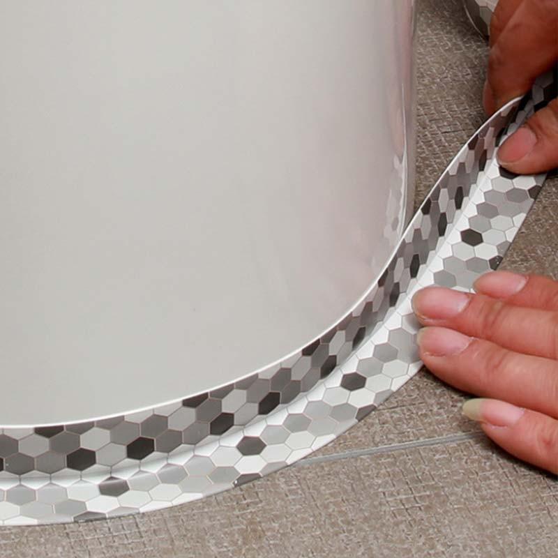 1pc Premium Acrylic Toilet Beauty Seam Stickers - Durable Leak-Proof Protection, Stylish Corner Guard for Bathroom Aisle, Sink & Stove Edge Sealing Strips, Waterproof Self Adhesive - Easy Application, High-Quality Finish