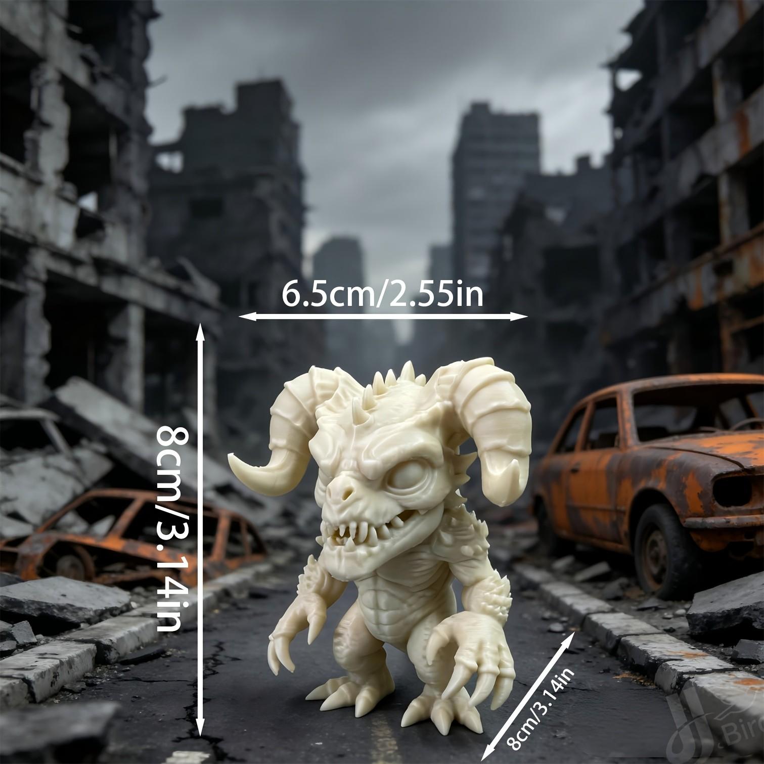 Post-Apocalyptic Role Figure Display Piece, End-Of-The-World Style Collectible Figurine, Home Bookshelf Desktop Decoration