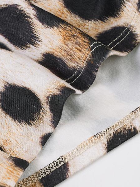 Lace Trim Leopard Print Spaghetti Strap Top & High Waist Shorts Set, Y2K Style Summer, Slim-Fit Women's Clothing