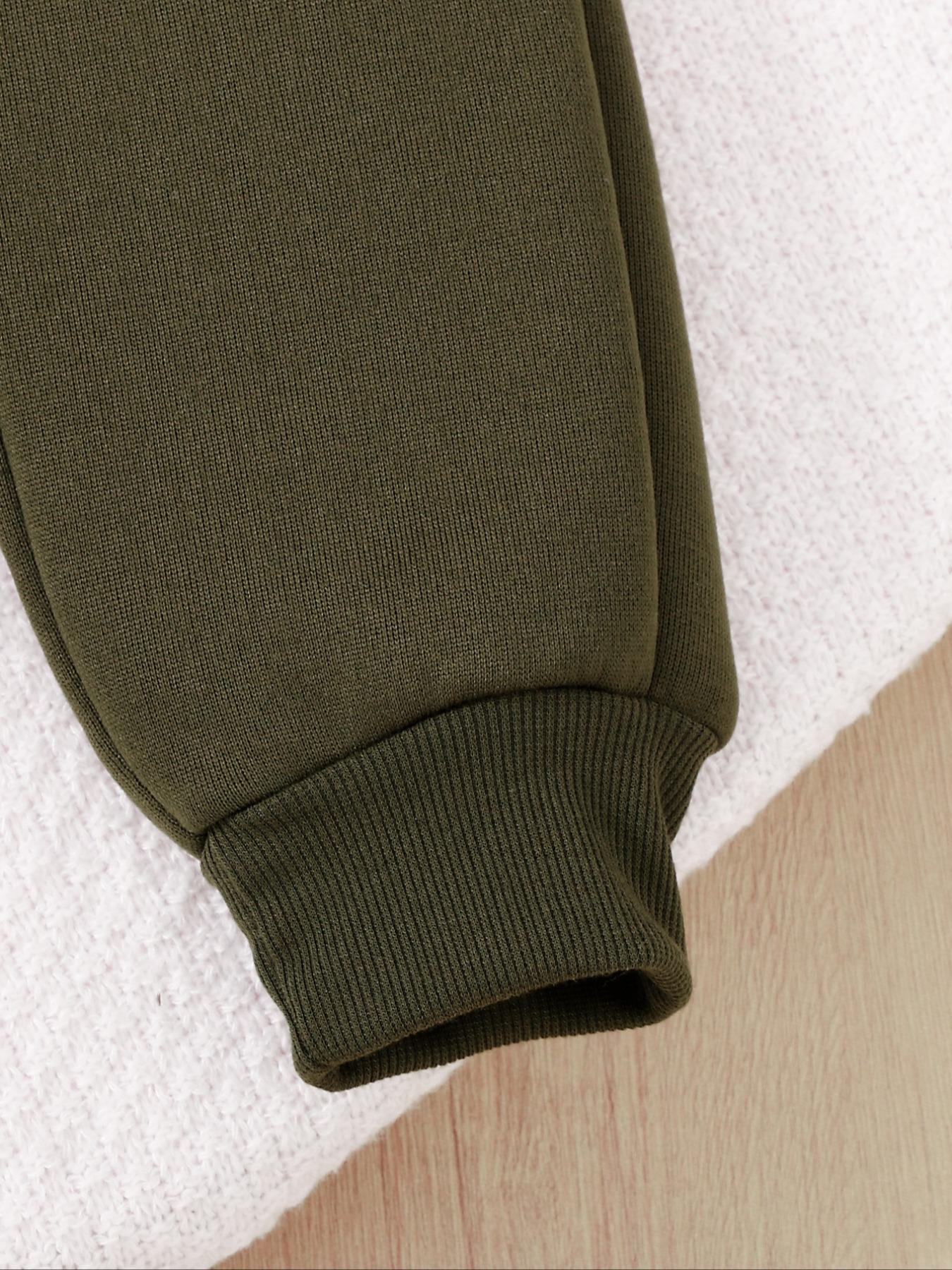 Boys' Fashionable Fall & Winter Hoodie Set, Sweatpants, Thick Casual Fitted Long Sleeve Top, Cute Print Pullover, Sweatshirts, Outdoor Essential, Hoodies