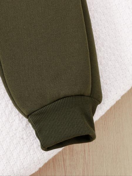 Boys' Fashionable Fall & Winter Hoodie Set, Thick Casual Fitted Long Sleeve Top, Cute Print Pullover, Outdoor Essential, Hoodies