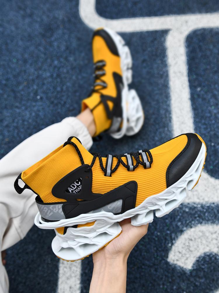 Trendy Blade Shoes for Men - Netting Breathable Upper, Rubber Anti-Slip Sole, Stylish and Cool for Indoor & Outdoor Fitness Exercises Breathable Upper, Rubber Anti-Slip Sole, Stylish and Cool for Indoor & Outdoor Fitness Exercises