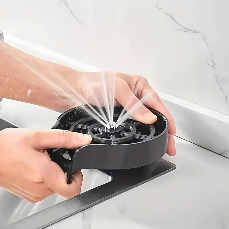 Automatic High Pressure Cup Washer, Efficient Cleaning Machine for Dishes & Utensils, Ideal for Home Use, Compact Design