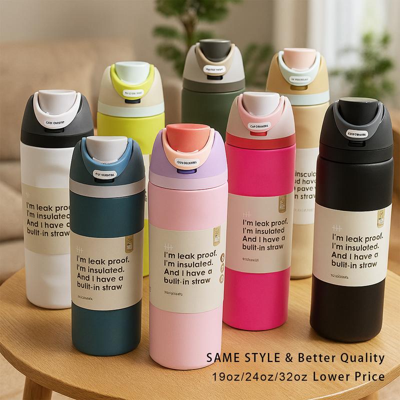 Stainless Steel Vacuum, 32 oz/24 oz/19 oz Insulated Thermal Cup in 8 Colors, Leak-Proof Non-Slip Travel Mug, Leakproof Tumbler for Home, Kitchen or Office, Also for Wedding Decorations, Party Favors and Room Decor