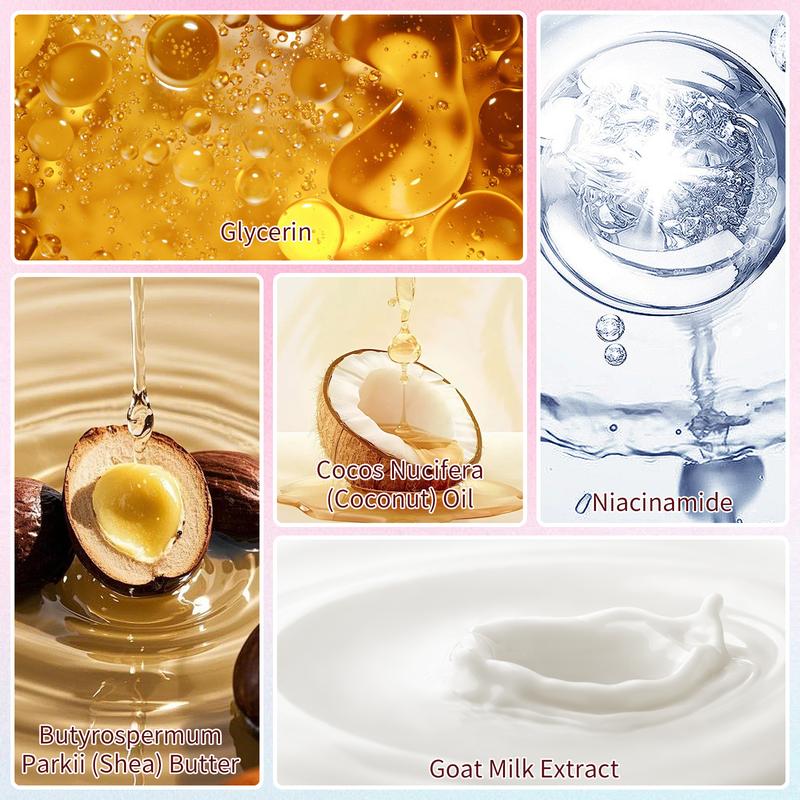 VDDO Deep Moisturizing Hand Mask – 6 Pairs | Niacinamide, Shea Butter & Goat Milk Extract for Dry, Rough Hands