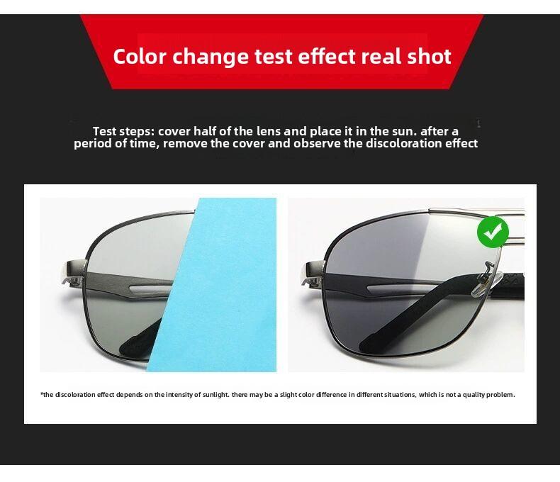 Aviator Photochromic Polarized Driving Sunglasses for Women Men,UV400 Anti-Glare Wrap Around Shades,Lightweight Durable Eyewear for Driving,Fishing&Outdoor Sports