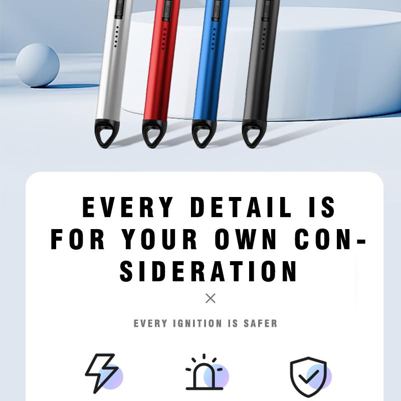 Ignite the Candle Electric Tool,  Mothers Day Gifts for Mom from Daughter Son, Birthday Gifts for Mom Women Men Wife Sister Self Igniter Torch Portable Rechargeable  Pink Orange Gradient Kitchen Utensils Aluminum Cooking Utility bushcraft  tools