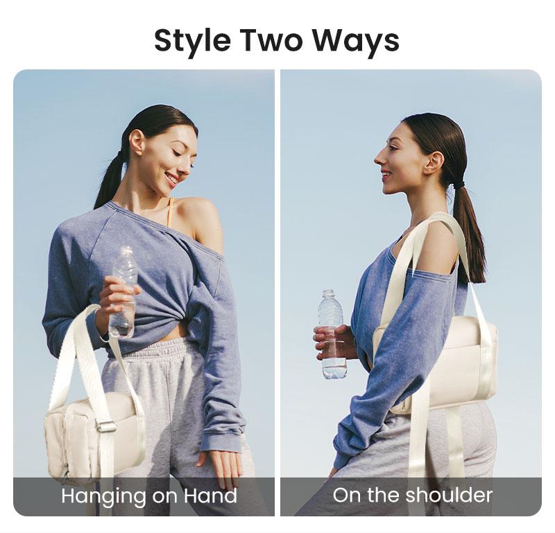 MEXS Gym Bag for Women 6L Workout Sport Bags, Travel Duffle Bag Carry On Weekender Bag with Shoe Compartment Multi-Pockets Travel bag