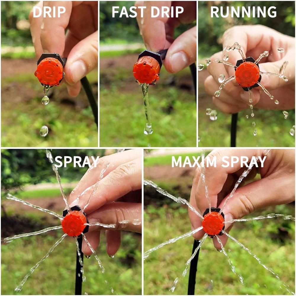 Portable Micro Drip Irrigation System, 20m Automatic Watering Kit with Adjustable Drippers, Misting Watering for Gardens, Garden Hose Included, Garden Hose Connector, Automatic Watering Devices #TOP PICKS