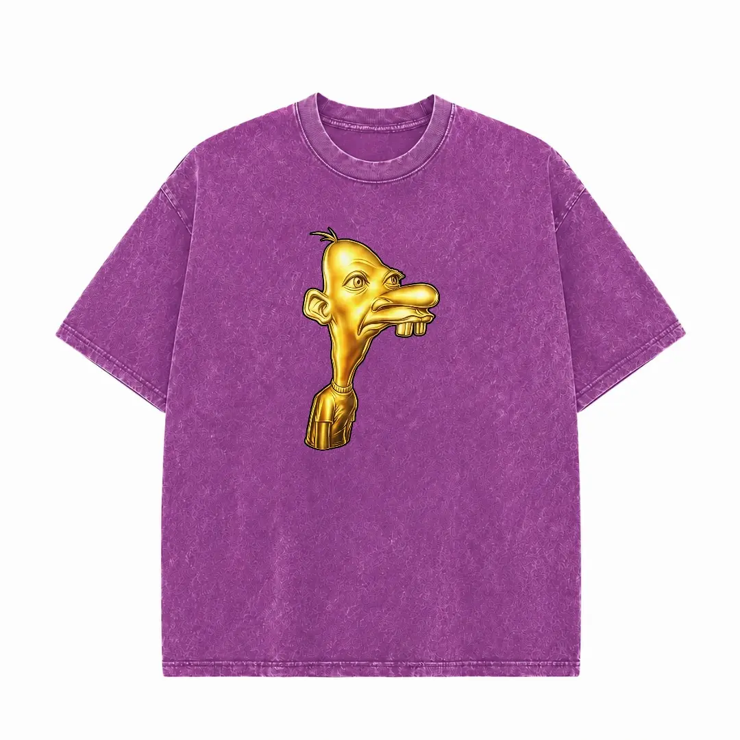 PURPLE-Washed shirt