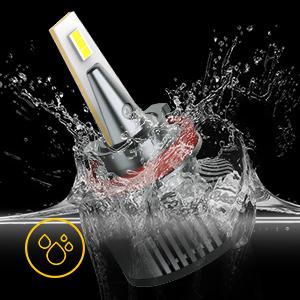 AUXITO H11 LED Bulbs H8 H9 LED Lights, 80W 16,000LM Per Pair, 500 Percent Brighter, 6500K Cool White, Angle Adjustable CanBus Ready Bulbs, Pack of 2 Y13