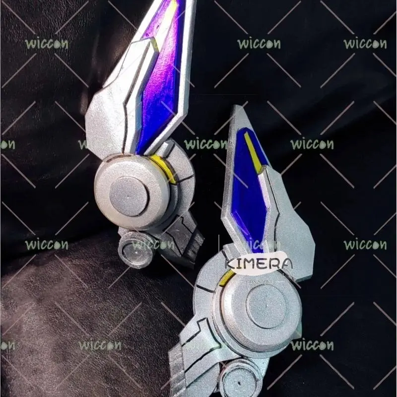 Anime cosplay déguisement  Transform OptimPrime Female Version Mechanical Mask Headphones Cosplay Prop Set SciFi Mecha Resin Mas