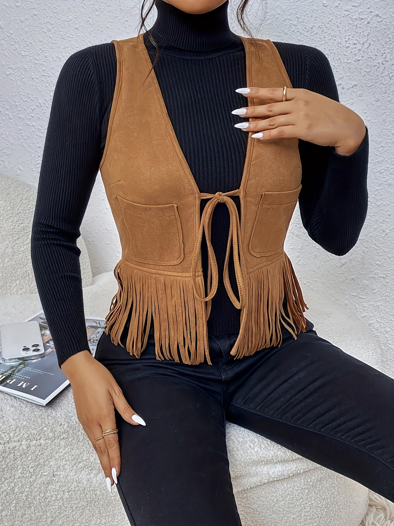 Women's Sleeveless Vest with Faux Fur Design, Casual Winter Fashion Top, Perfect for Layering, Stylish Women's Clothing