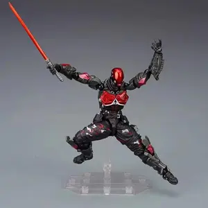 AMAZING YAMAGUCHI Arkham Knight Batman Red Hood Robin Jason Todd Figuarts Game Action Figure Model Toy Collection Christmas Gift