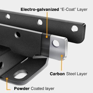 Nilight 2 Inch Rear Bumper Tow Trailer Hitch Receiver Kit Compatible for 2018-2024Jeep Wrangler JL JLU 4 Door and 2 Door Unlimited Black Outdoor Grey dealsforyoudays