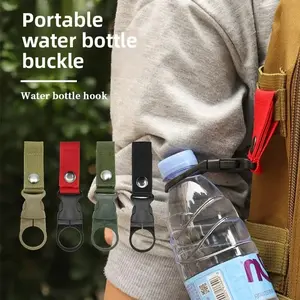 Molle Webbing Backpack Buckle Carabiner, Quickdraw Water Bottle Hanger, Outdoor Camping Hiking Climbing Accessories, Durable Gear