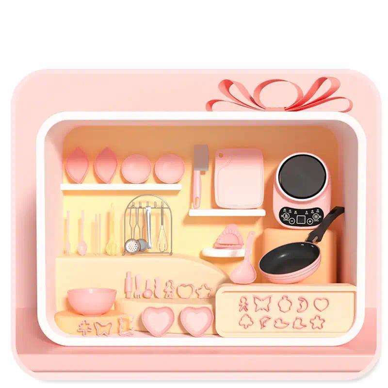 Children's Real Cooking Mini Kitchen Toys - 22 PCS Set Children's Real Cooking Mini Kitchen Toys - 22 PCS Set