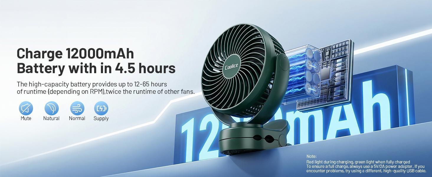 Camping Fan with Remote Control-12000mAh Rechargeable Battery Powered Fan, Camping Fans for Tents with LED light & Hanging Hook, Rechargeable Battery Operated Ceiling Fans for Tent, RV, Bed, Green Camping Fan with Remote Control-12000mAh Rechargeable Battery Powered Fan, Camping Fans for Tents with LED light & Hanging Hook, Rechargeable Battery Operated Ceiling Fans for Tent, RV, Bed, Green