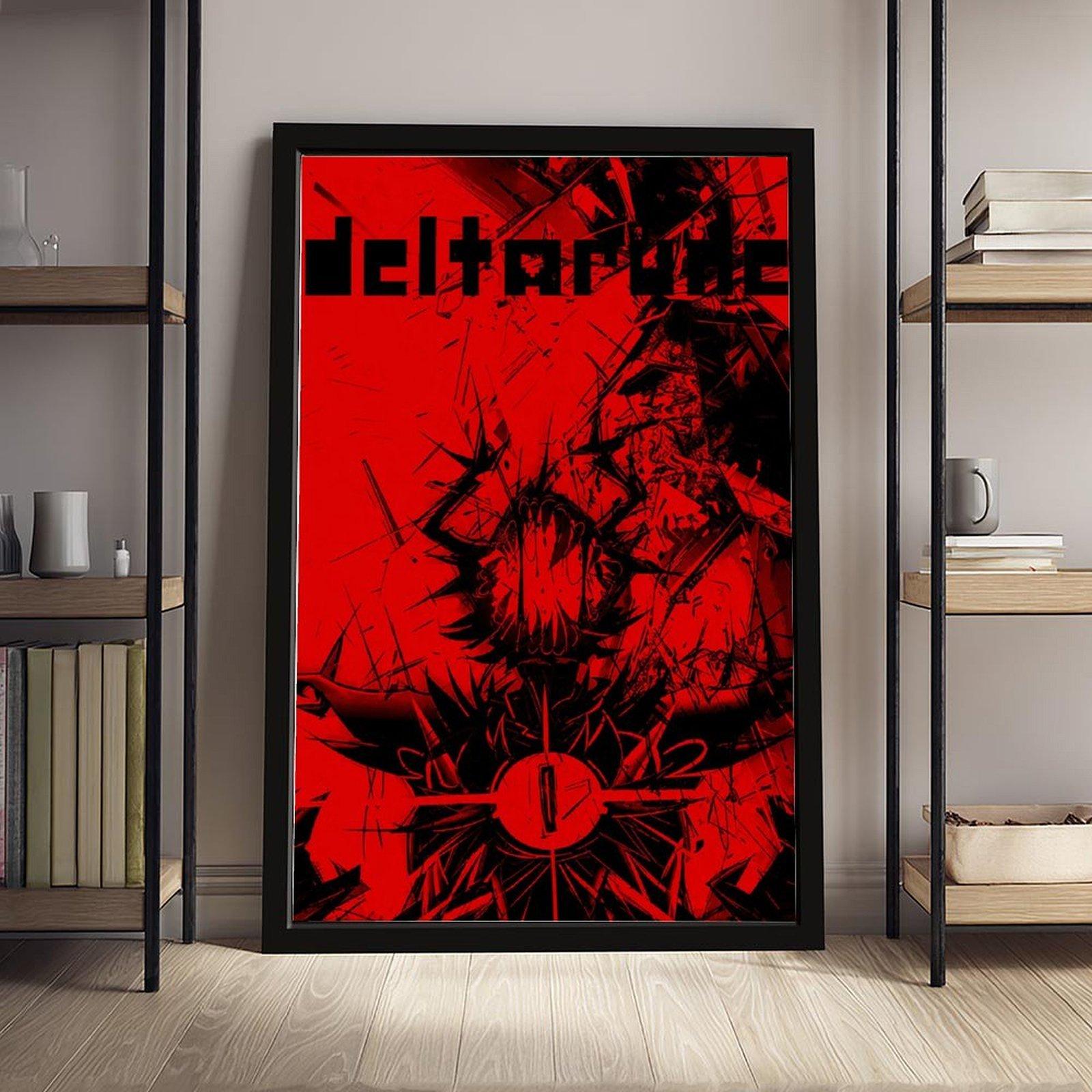 Deltarune Game Poster, Canvas Painting Creative Design Print, Video Game Wall Art, Gaming Room Decor, Gamer Gift, Bedroom Wall Decor, Dorm Room Poster, Living Room Art, Hallway Decor, Kitchen Wall Art, Mural, Gift for Video Game Lovers