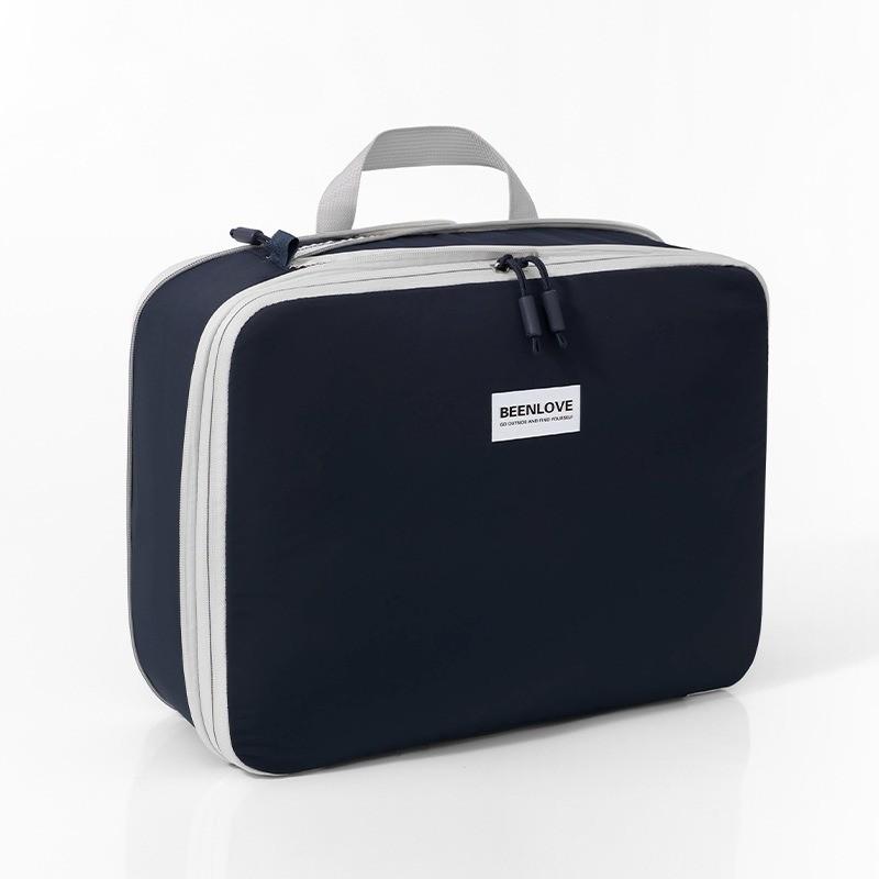 Compression Storage Bag for Travel, Portable Clothes Organizer, Large Capacity Nylon Carry Bag, Ideal for Business Trips and Vacations