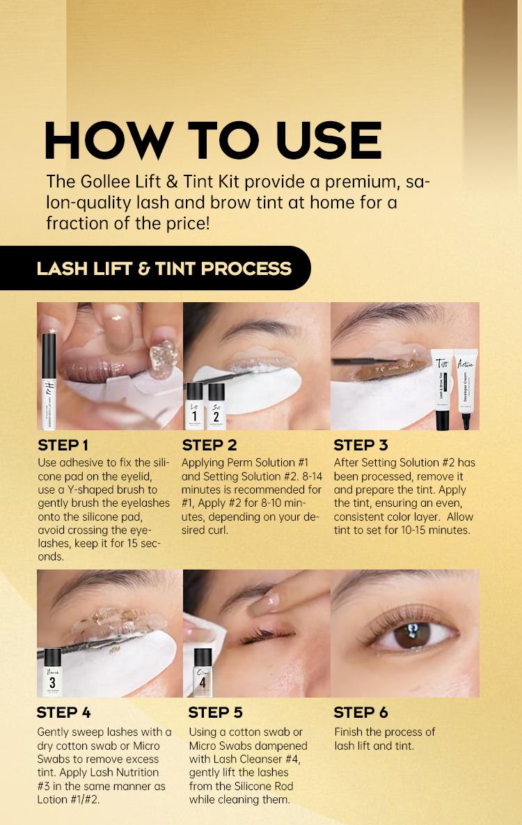Lash Lift and Tint Kit Black, Brow Lamination Kit Black Eyelash Eyebrow Perm Kit With Detail Instruction &Tools Easy For Beginner at Home Semi-Permanent Cosmetic Lash Lift and Tint Kit Black, Brow Lamination Kit Black Eyelash Eyebrow Perm Kit With Detail Instruction &Tools Easy For Beginner at Home Semi-Permanent Cosmetic