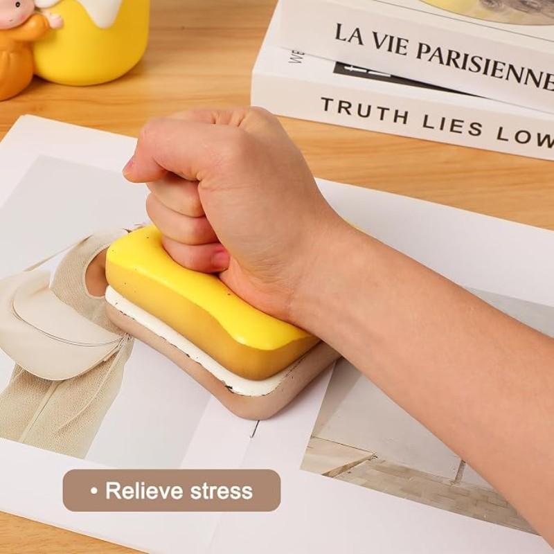 1/4pcs Bread Butter Squishy, Slow Rising Stress Ball, Squishy Fun, Soft Squishy Fidget, Fidget Toy for Adhd, Party Favor Gift, Stress Relief Item, Stress Relief Squishies, Model 2411xy08