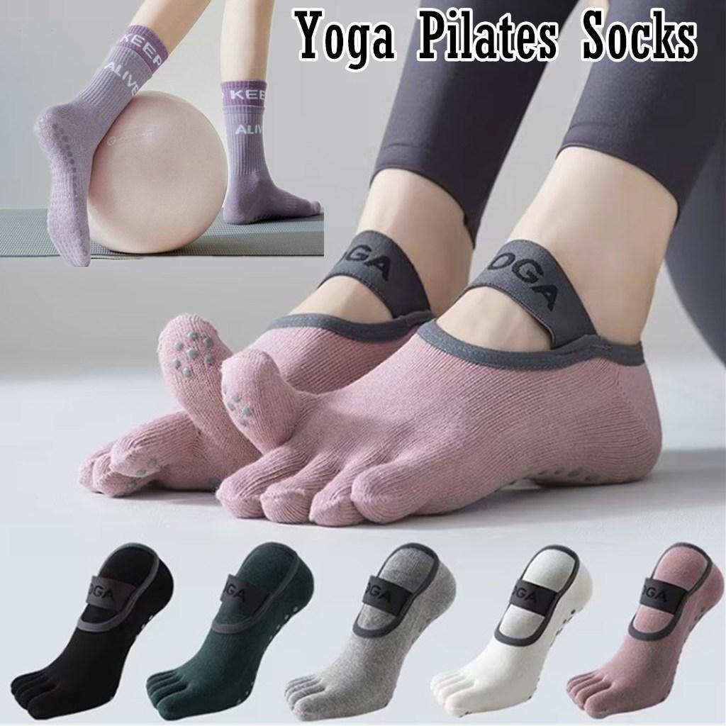Pilates Anti Slip Toe Socks Yoga Socks Grip Socks Non Slip Running Socks Sports Sock 02