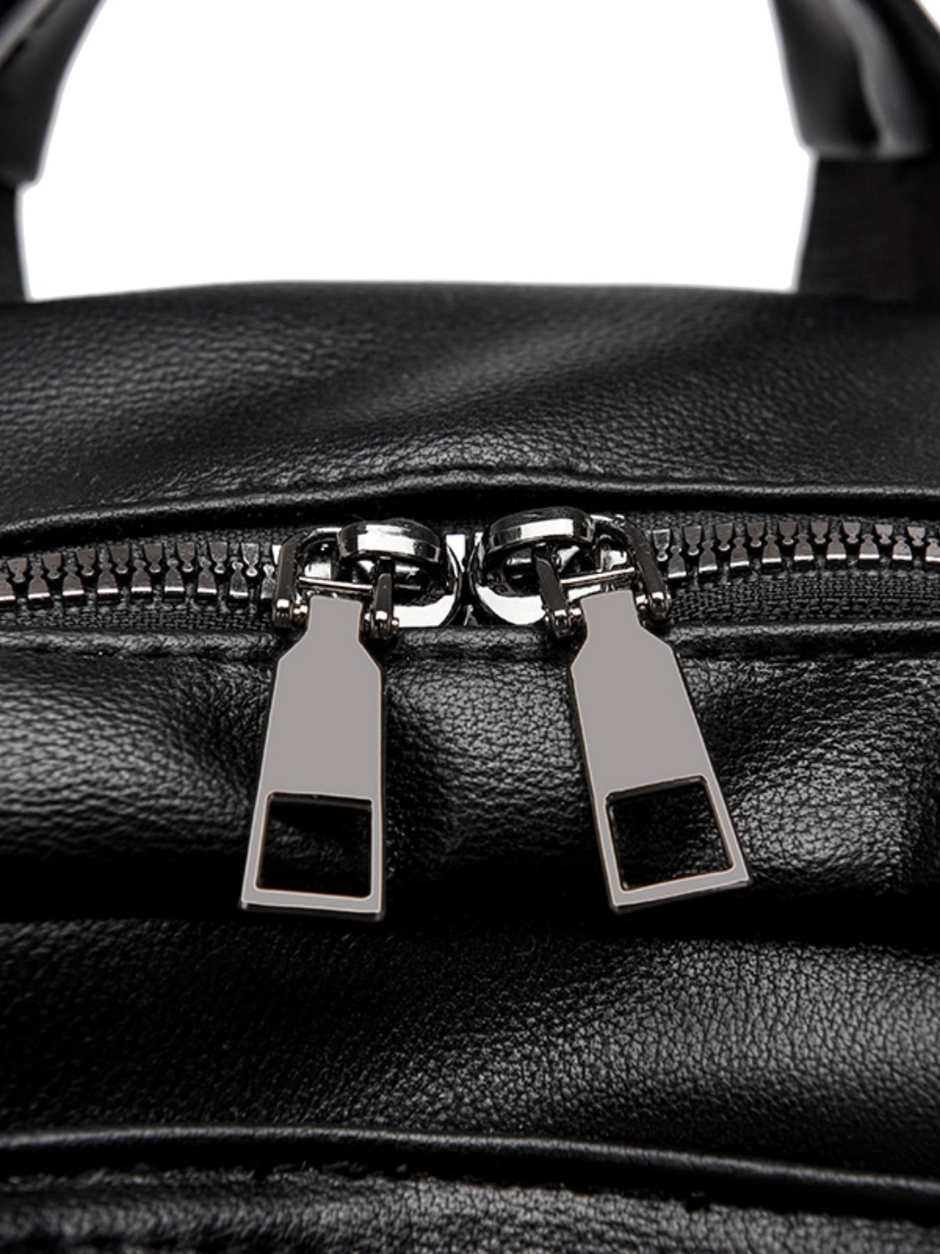 Soft Leather Casual Backpack, Vintage Women's High-End Bag, Multi-Functional Use, Large Capacity Storage, All Seasons