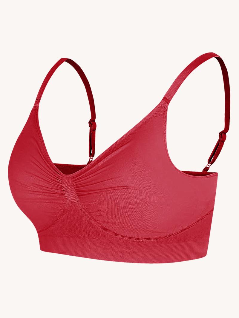 Women's Wireless Bra Everyday Bra Comfort Bralettes Soft Comfy Bra No Underwire Unlined Cami Bra Seamless Tshirt Bras Basic Fit Womenswear TikTok Shop Christmas