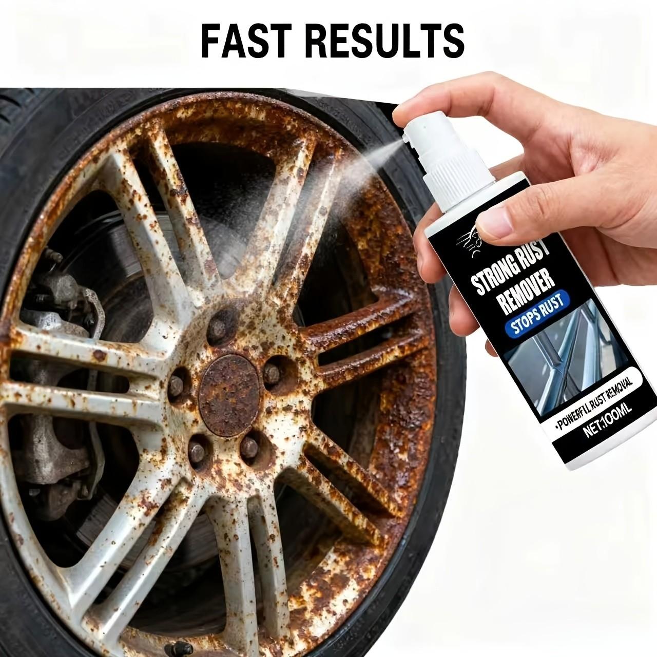 Powerful Rust Remover 100ML, Effective Anti-Rust Spray for Metal Railing, Provides Rust Protection, Polishes and Restores Surfaces