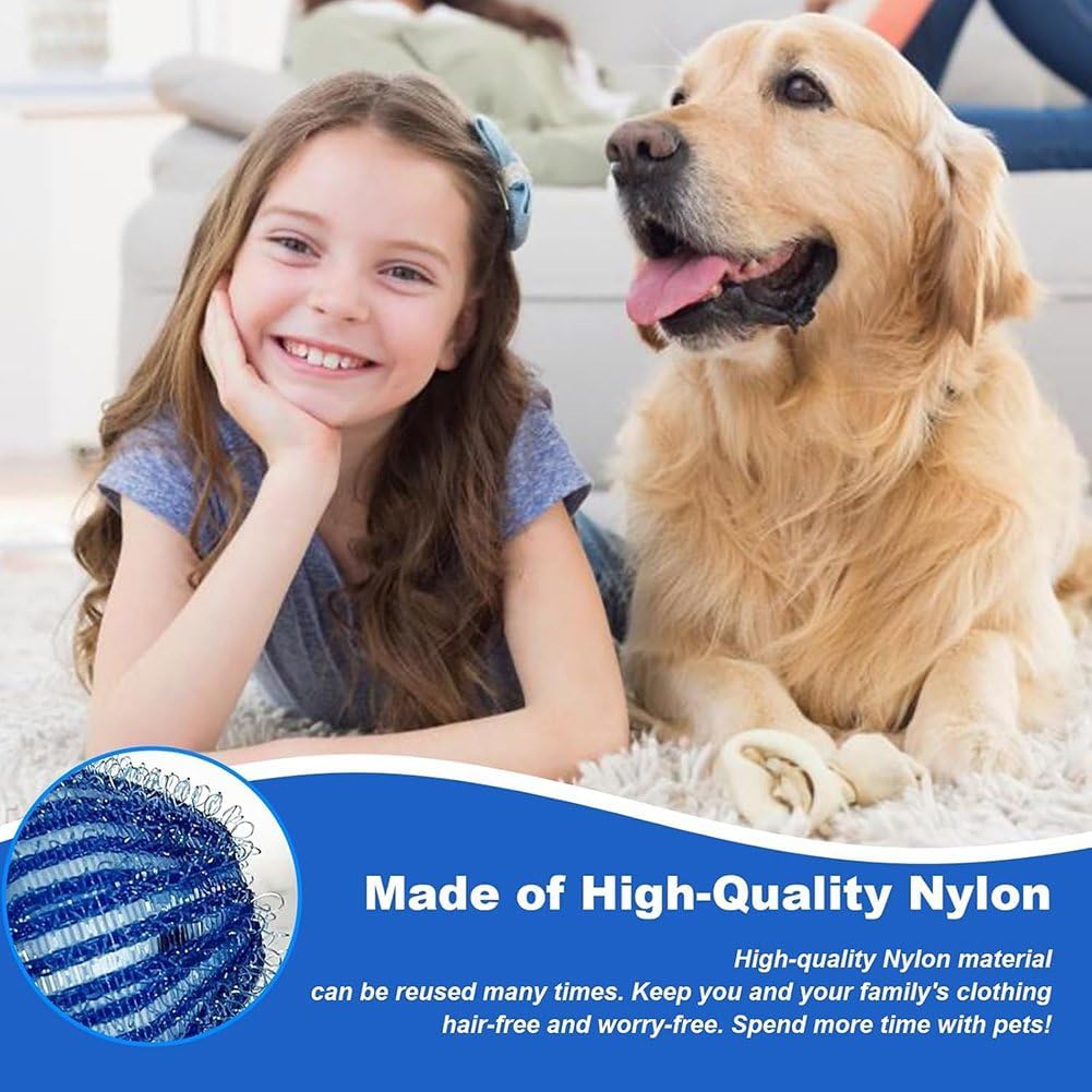 Reusable Natural Wool Dryer Balls Eco Friendly Laundry Balls Remove Pet Hair Fur Debris Alternative to Lint Rollers Sticky Sheets