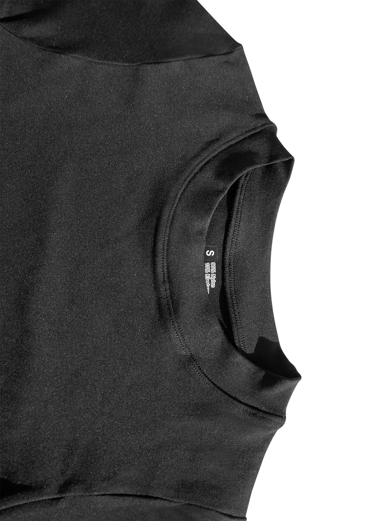 Women's Sporty Slim-Fit Yoga Short sleeve Top, Elastic Breathable Fabric, Plain Pattern XXL Size, All Season Wear, Athletic Yoga Shirts