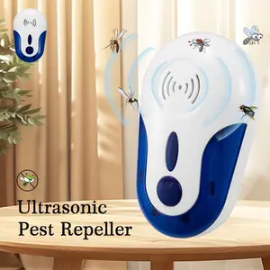 Ultrasonic Pest Repeller Plug-In, Instant Use, Ideal for Bedroom Living Room Kitchen, Home Pest Control, Effective Mosquito & Insect Control, Cockroach Control, Cockroach Repellent