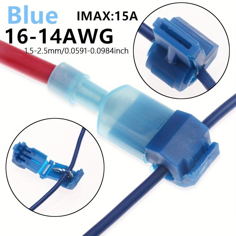 Fast Electrical Connector Curly Terminal: 25/50sets of Insulated Negative Terminals