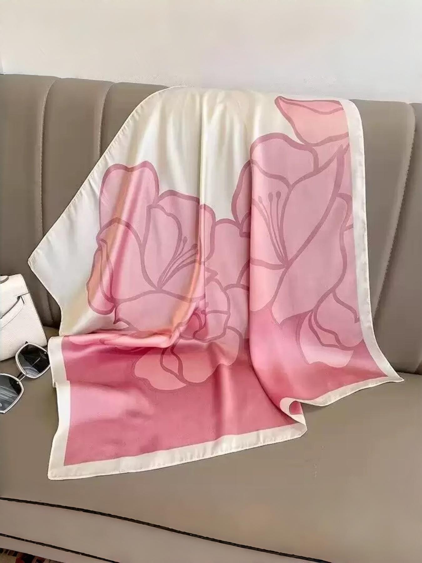 Women's Elegant Striped Patchwork Print Scarf, Trendy Soft Comfortable Shawl, Fashionable Scarf for Women for Daily Wear