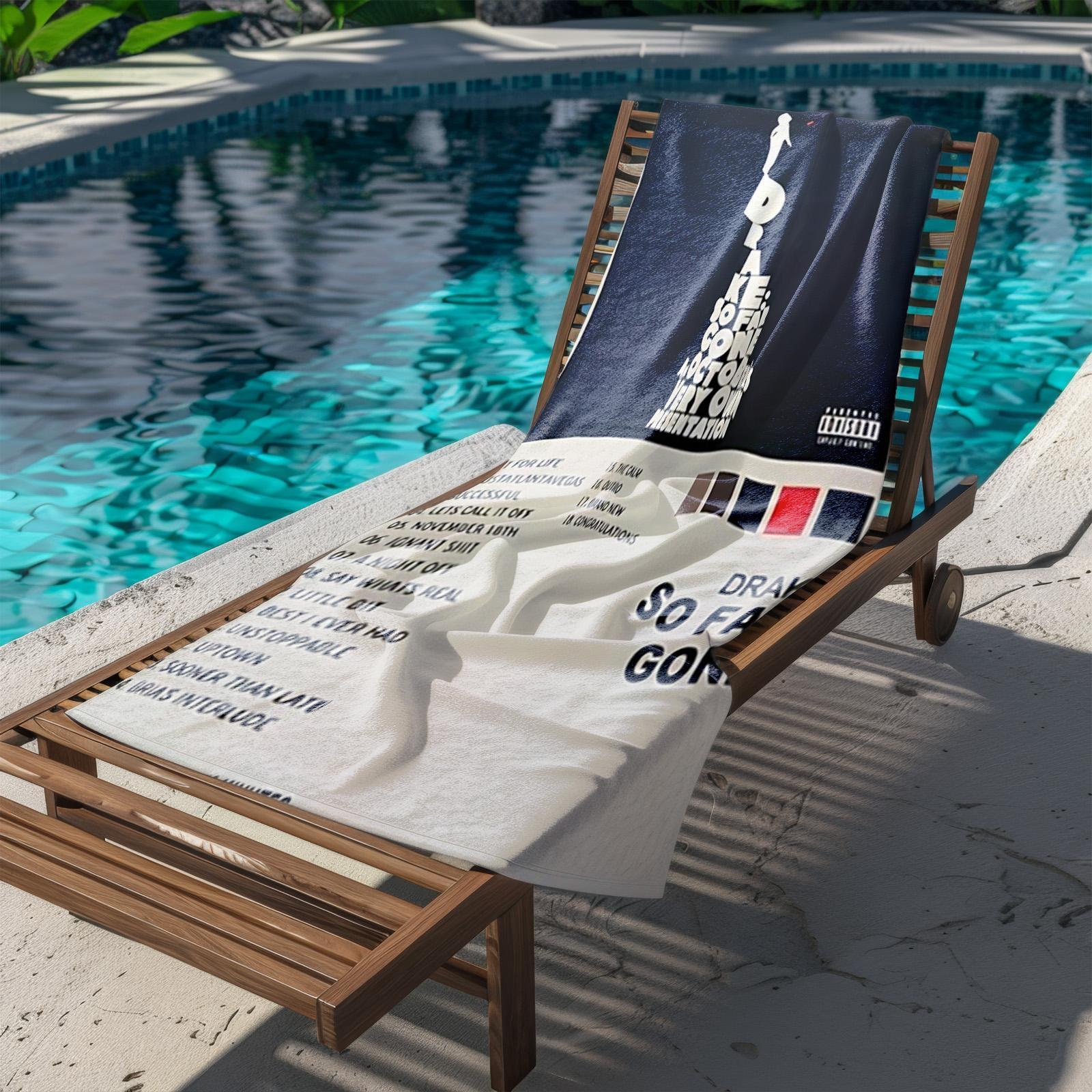 1 piece **Drake - So Far Gone Album Cover and Tracklist Introduction** The album cover of "So Far Gone" features a minimalist design with a gold background and the title "So Far Gone" embossed in the center. The cover gives a luxurious and