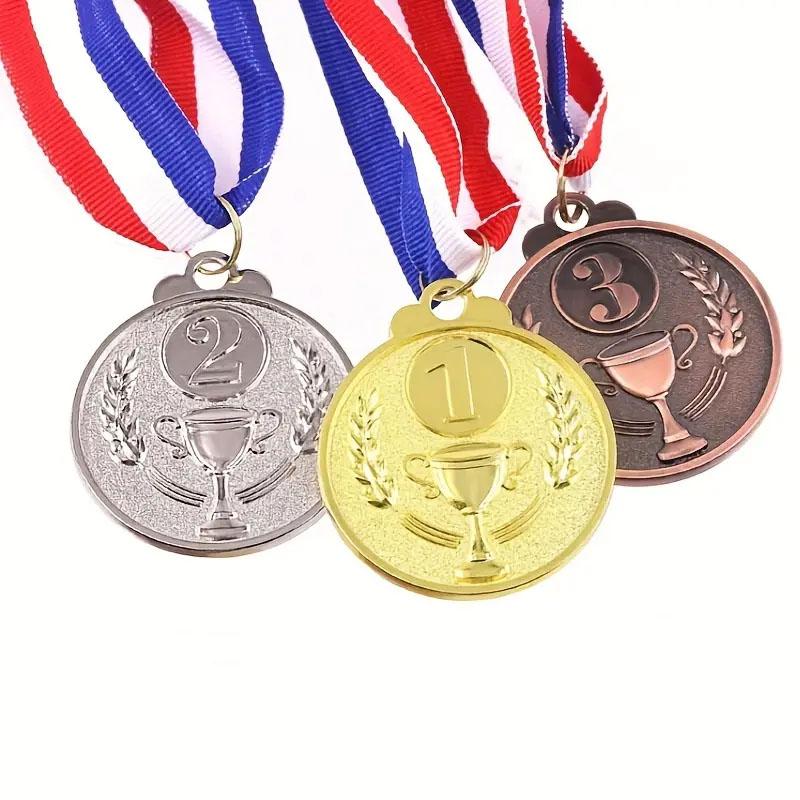 Number Medal, Gold Silver Bronze Award Medals, Sports Medal, Medals for School, Sports Meeting, Sports Events, Celebration Souvenir