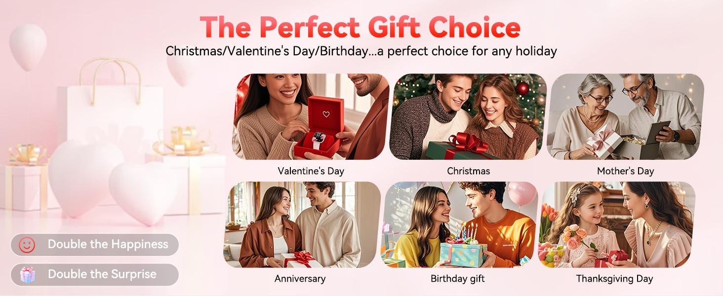 2026 Women's Smartwatch, Waterproof Smart Watch, Gift Set 1.83-inch Touchscreen Display Answer/Make Calls 100+ Sports Modes Message Alerts DIY Customizable Watch Faces Wearable Device Compatible with iPhone/Android Systems Gift for Girlfriend