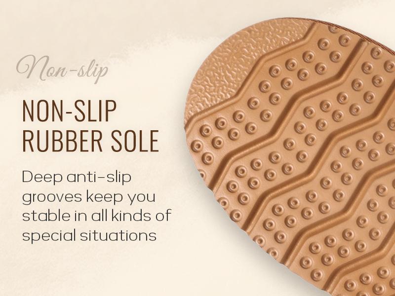 Women's Suede Slippers Outdoor House Slipper Non-Slip Fluffy Comfortable Warm Cute Mini Platform Braided Leather for Autumn Winter Fuzzy Cozy Classic Stylish