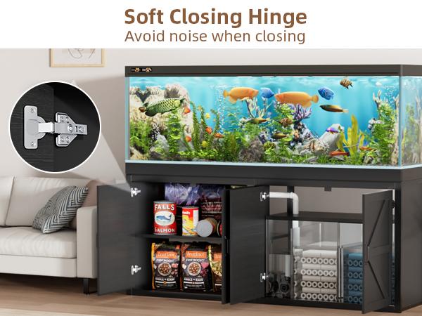 125-150 Gallon Fish Tank Stand with Power Outlet, Heavy Duty Aquarium Stand with Cabinet Storage for Fish Tank Filters and Accessories, 72.9" L*18.9" W Tabletop, 2200 LBS Capacity 125-150 Gallon Fish Tank Stand with Power Outlet, Heavy Duty Aquarium Stand with Cabinet Storage for Fish Tank Filters and Accessories, 72.9" L*18.9" W Tabletop, 2200 LBS Capacity
